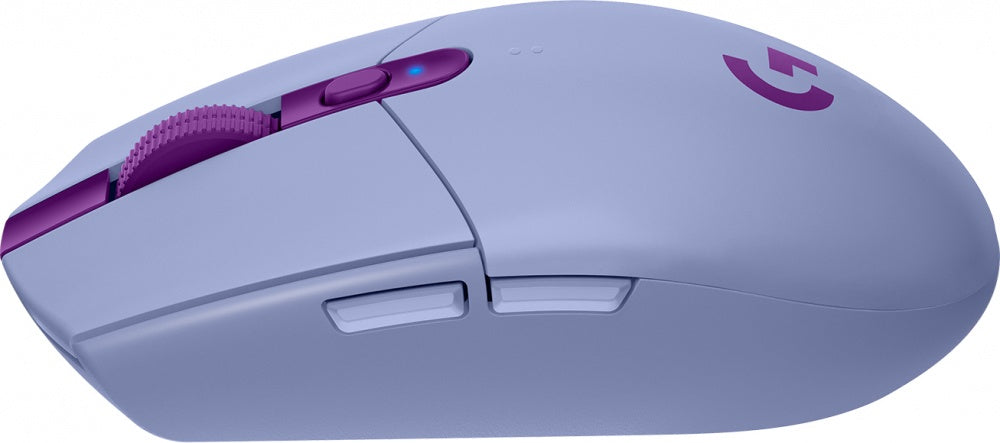 Mouse Gamer Logitech Óptico G305, Inalámbrico, USB, 12.000DPI, Lila