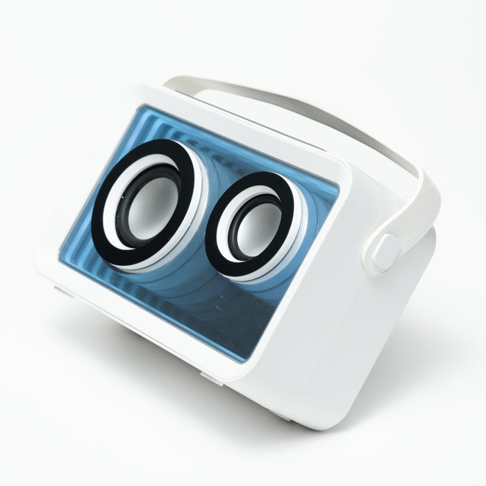 Perfect Choice Bocina Portátil Loopstar, Bluetooth, Alámbrico/Inalámbrico, USB-C, 8W, Blanco - Resistente a Polvo/Agua