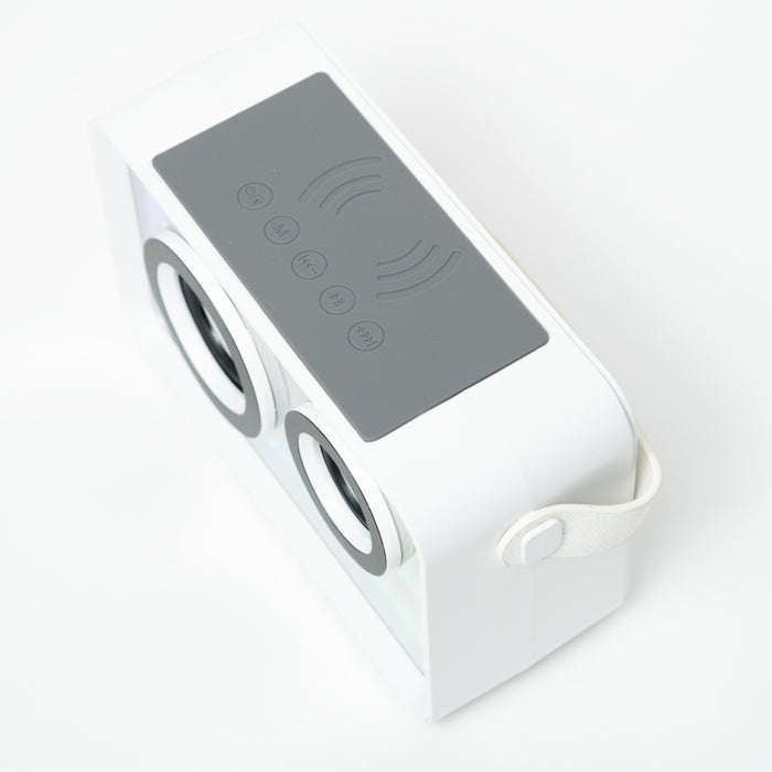 Perfect Choice Bocina Portátil Loopstar, Bluetooth, Alámbrico/Inalámbrico, USB-C, 8W, Blanco - Resistente a Polvo/Agua