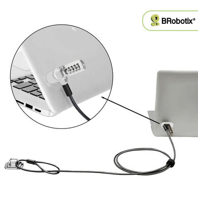 BROBOTIX ANCLA DE SEGURIDAD ADH ESIVA PARA CANDADO DE SEGURIDAD TIP