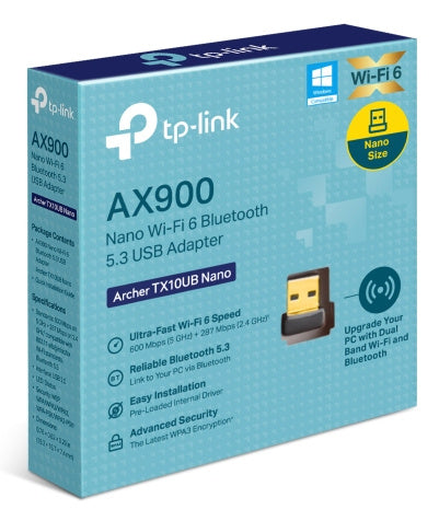 AX900 NANO WI-FI6 BLUETOOTH USB ADAPTER