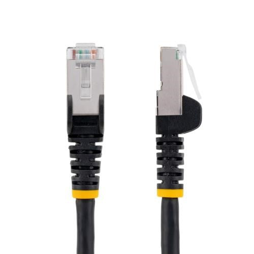 CABLE ETHERNET CAT6A NEGRO 15.2M SNAGLESS S/FTP LSZH