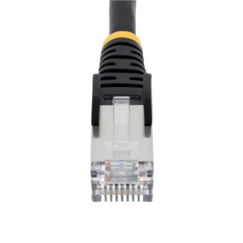 CABLE ETHERNET CAT6A NEGRO 15.2M SNAGLESS S/FTP LSZH