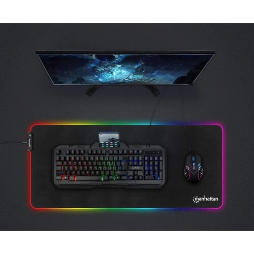 TECLADO GAMING LED CON PANEL + MOUSE EVGA GAMING X20 WIRELESS