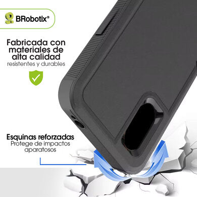 BROBOTIX FUNDA RGIDA DE DOBLE CAPA PARA PARA CELULAR SMARTPHONE S