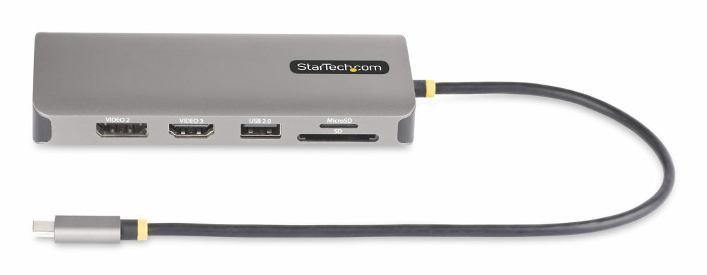 ADAPTADOR MULTIPUERTO USB-C DE 3 MONITORES HDMI/DP