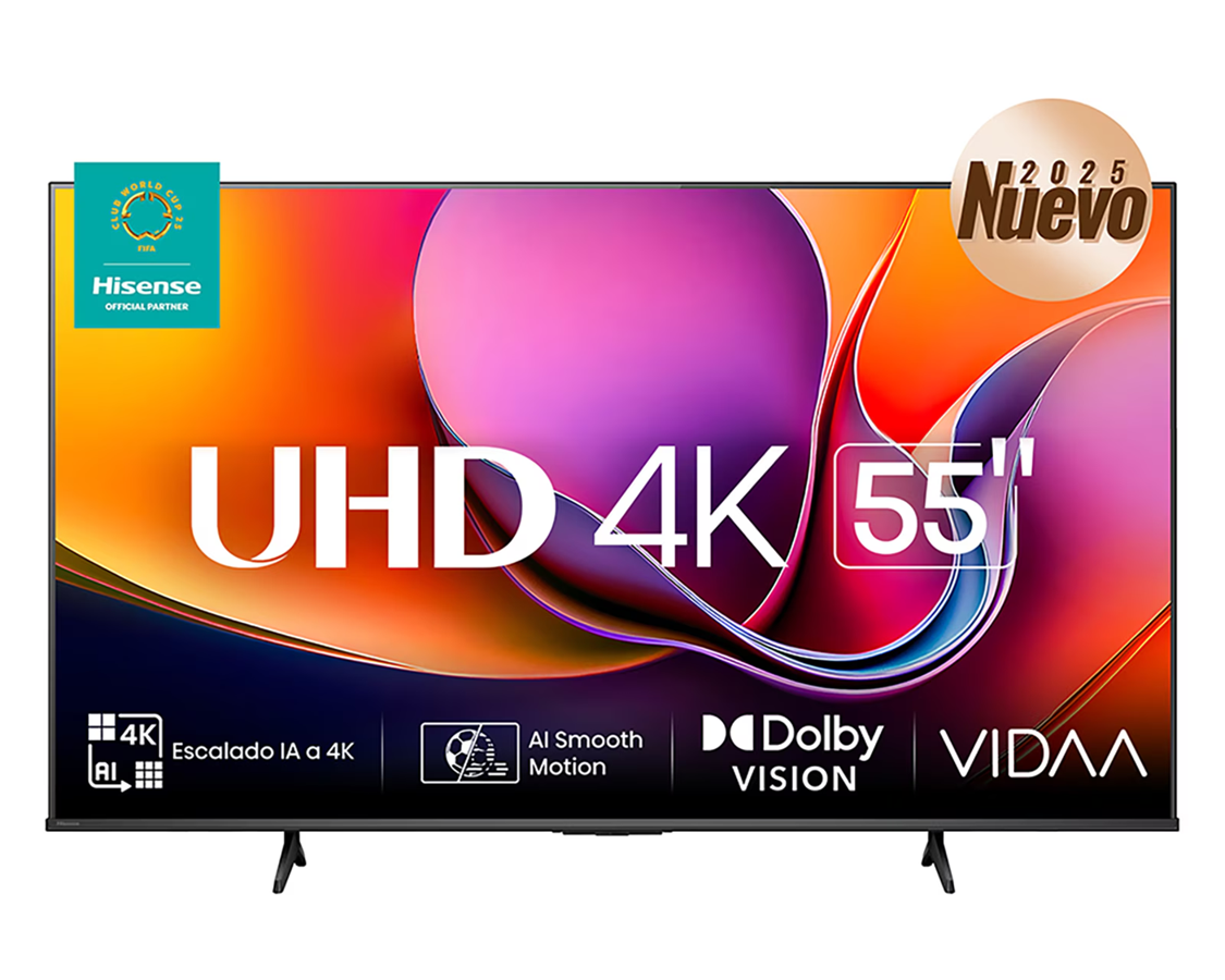 HISENSE 55 INCH LED 4K SMART TV + VICA T-1 REGULATOR