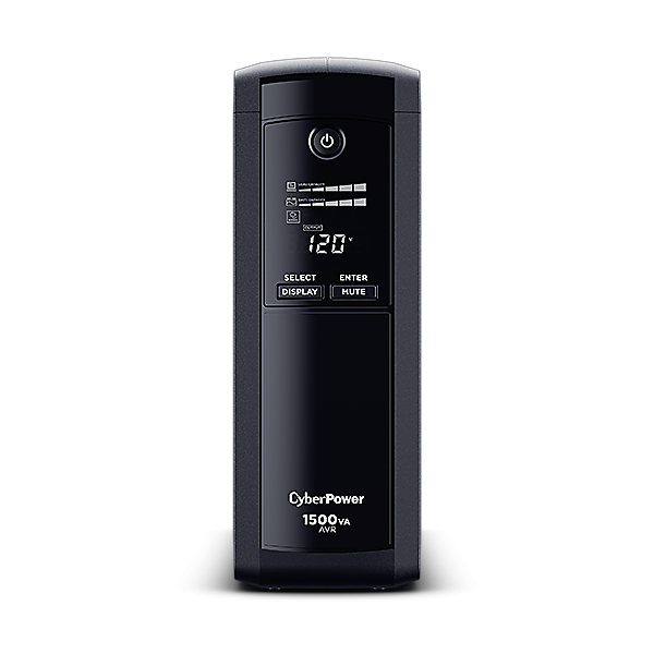 NOBREAK UPS CYBERPOWER CP1500AV 1500VA/900W LCD AVR. TOWER