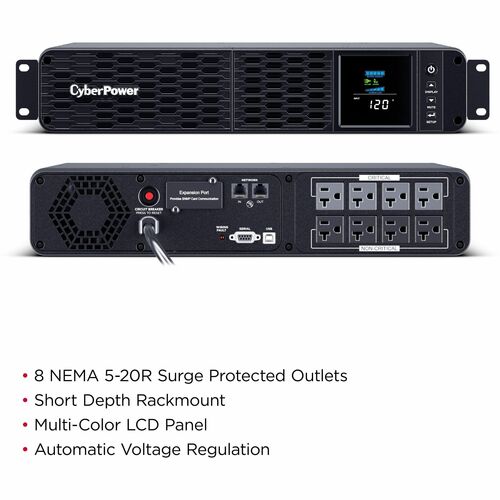 UPS CYBERPOWER 2000VA/1200W LINEA INTERACTIVA ONDA SINUSOIDAL