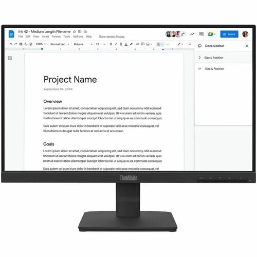 THINKVISION S22-4E 21.5 1920X 1080 WLED 102DPI 3YO NEGRO