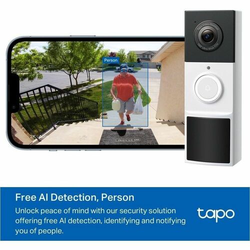 TIMBRE INTELIGENTE CON CAMARA TAPO D210 INALAMBRICO ALTAVOZ