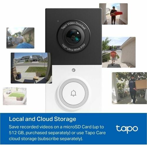 TIMBRE INTELIGENTE CON CAMARA TAPO D210 INALAMBRICO ALTAVOZ