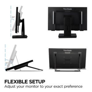 Monitor ViewSonic TD2465 LED Touch 24