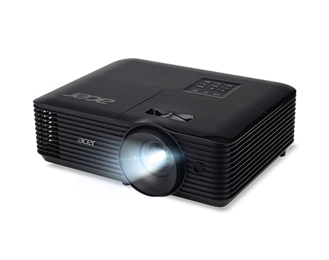 Proyector Portátil Acer Essential X1128H DLP, XGA 800 x 600, 4500 Lúmenes, 3D, con Bocina, Negro