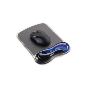 Mouse Pad Duo Gel color Negro / Azul