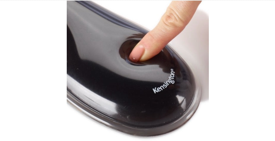 Mouse Pad Duo Gel color Negro / Azul