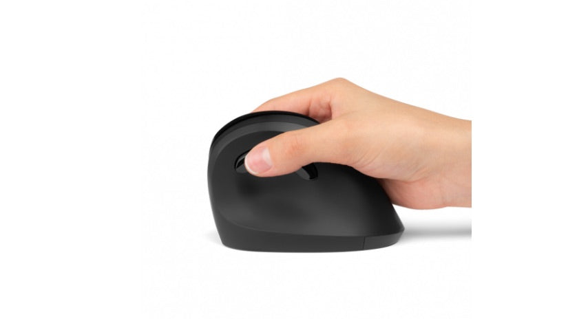Mouse Ergonómico Kensington Óptico Pro Fit Ergo, Inalámbrico, 1600DPI, Negro