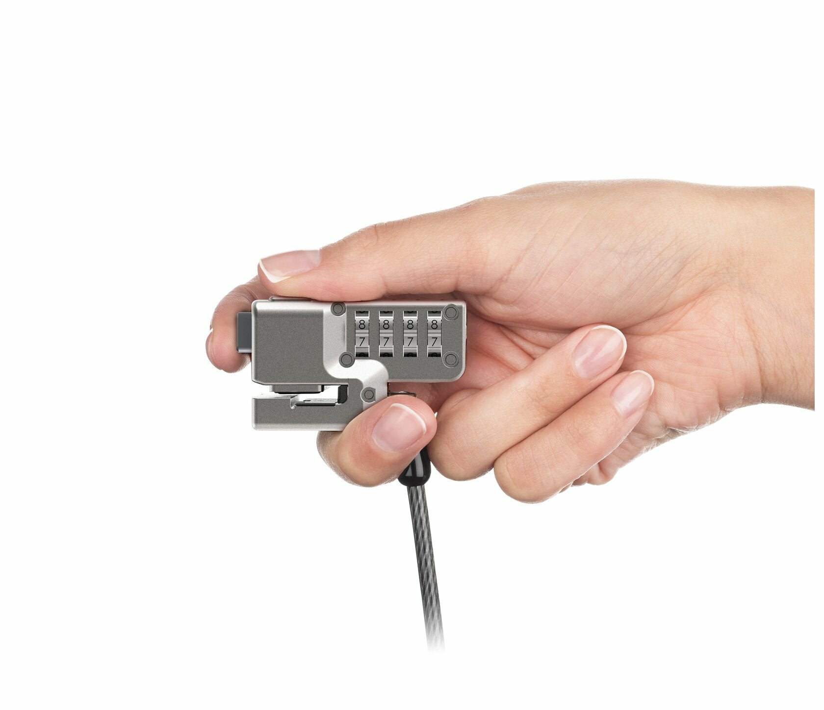 Kensington Cable de Bloqueo Para Portátil, Tableta - 1.80m Cable - Reiniciable - Cerradura de