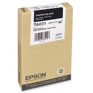 Cartucho Epson UltraChrome K3 Negro Fotográfico 220ml