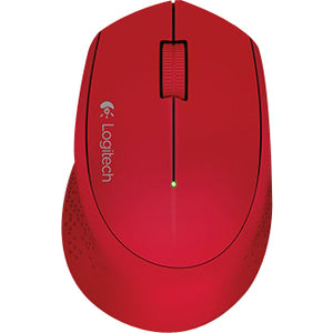 Mouse Logitech Óptico M280, Inalámbrico, 1000DPI, USB, Rojo