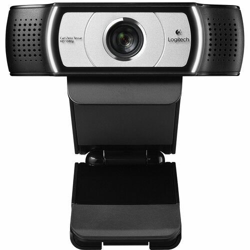 Logitech Webcam con Micrófono C930e, Full HD, 1920 x 1080 Pixeles, USB, Negro