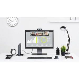 Logitech Webcam con Micrófono C930e, Full HD, 1920 x 1080 Pixeles, USB, Negro