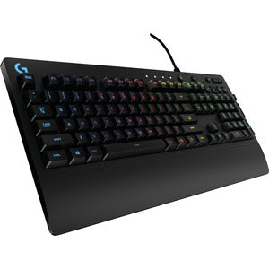 Teclado Gamer Logitech G213 Prodigy LED RGB, Alámbrico, Negro, (Inglés)
