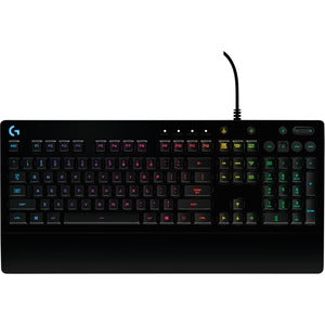 Teclado Gamer Logitech G213 Prodigy LED RGB, Alámbrico, Negro, (Inglés)