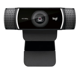 Logitech Webcam HD Pro Stream C922, 1920x1080 Pixeles, USB, Negro