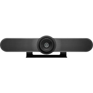 Logitech Cámara para Videoconferencia con Micrófono MeetUP, Inalámbrico, 3840 x 2160 Pixeles, Negro