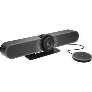 Logitech Cámara para Videoconferencia con Micrófono MeetUP, Inalámbrico, 3840 x 2160 Pixeles, Negro