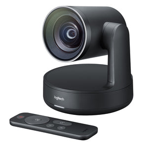 CAMARA LOGITECH RALLY 4K PTZ, 15X ZOOM CON CONTROL REMOTO