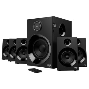 Logitech Sistema de Bocinas con Subwoofer Z607, Bluetooth, Alámbrico, 5.1, 80W RMS, USB, Negro