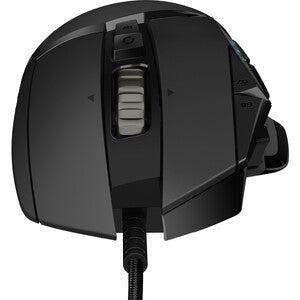 Mouse Gamer Ergonómico Logitech G502 Hero RGB, Alámbrico, Óptico, 16.000DPI, USB-A, Negro
