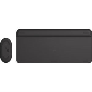 Kit de Teclado y Mouse Logitech MK470, RF Inalámbrico, USB, Negro/Grafito (Español)