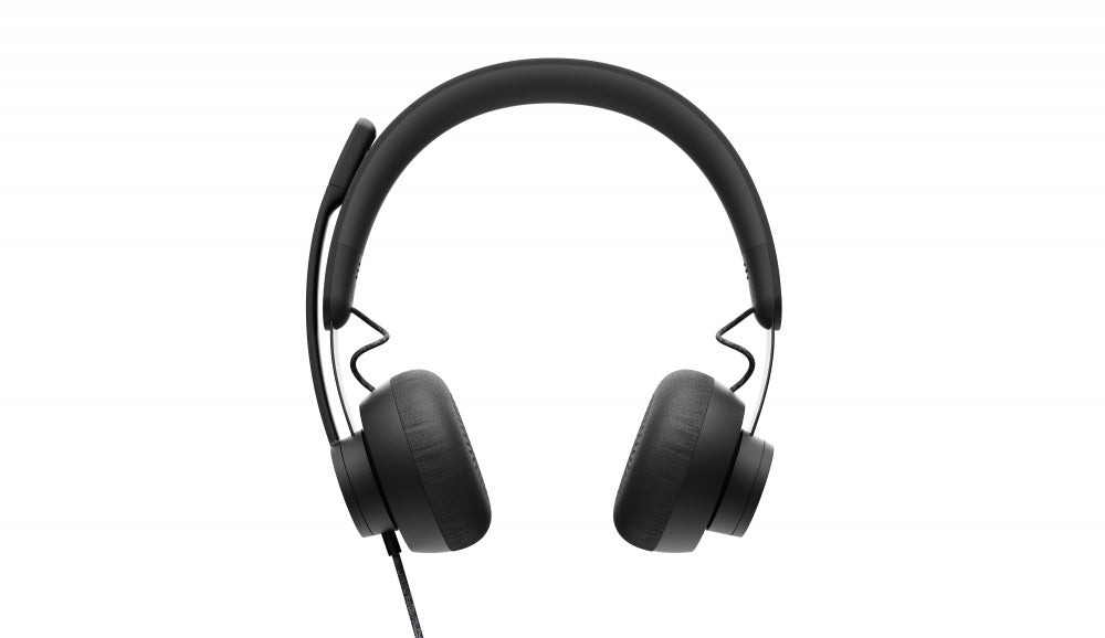 Logitech Audífonos Zone Wired con Certificación Microsoft Teams, Alámbrico, 1.9 Metros, USB, Negro