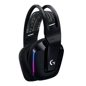 Logitech Audífonos Gamer G733 7.1 para PS4/PC, Inalámbrico, USB, Negro