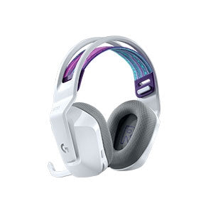 Logitech Audífonos Gamer G733 para PS4/PC, Inalámbrico, USB, Blanco