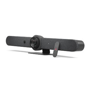 Logitech Sistema de Videoconferencia Rally Bar Con Micrófono, Ultra HD, 1x RJ-45, 4x HDMI, 3x USB A, Grafito