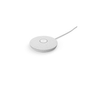 Logitech Micrófono de Mesa para Conferencias Rally Mic Pod, Alámbrico, Blanco