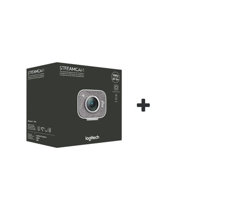 Logitech Webcam StreamCam, 1920 x 1080 Pixeles, USB-C, Negro