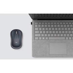 Mouse Logitech Óptico M185, Inalámbrico, USB, 1000DPI, Negro