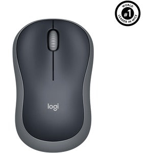 Mouse Logitech Óptico M185, Inalámbrico, USB, 1000DPI, Negro