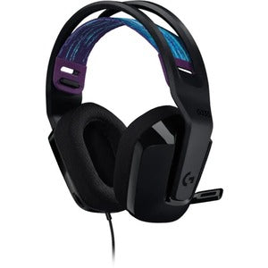 Logitech Audífonos Gamer G335 para PS4/Xbox One/Nintendo Switch/Smartphone, Alámbrico, 3.5mm, Negro