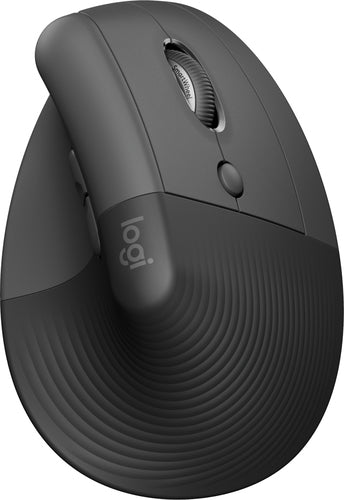 Mouse Logitech Lift - Bluetooth - USB - Óptico - 6 Botón(es) - Grafito - Inalámbrico - 4000 dpi -