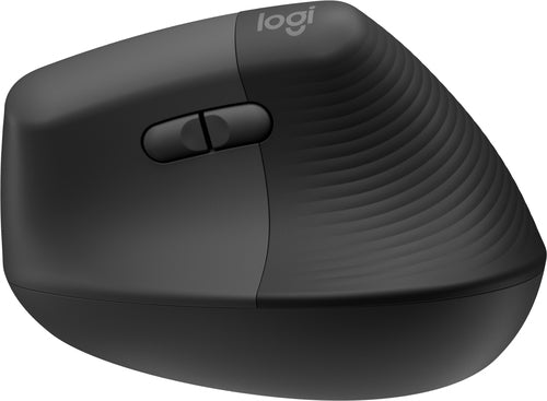 Mouse Logitech Lift - Bluetooth - USB - Óptico - 6 Botón(es) - Grafito - Inalámbrico - 4000 dpi -