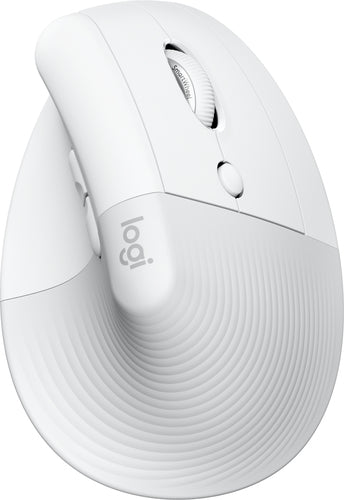 Mouse Logitech Lift - Frecuencia Bluetooth/Radio - USB - Óptico - 6 Botón(es) - Blanco - 1