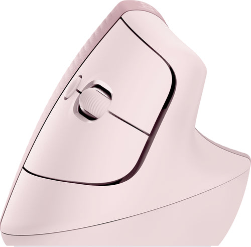 Mouse Logitech Lift - Frecuencia Bluetooth/Radio - USB - Óptico - 6 Botón(es) - Rosa - Inalámbrico