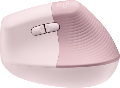 Mouse Logitech Lift - Frecuencia Bluetooth/Radio - USB - Óptico - 6 Botón(es) - Rosa - Inalámbrico