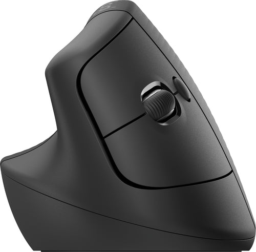 Mouse Logitech Lift - Frecuencia Bluetooth/Radio - USB - Óptico - 6 Botón(es) - Grafito -